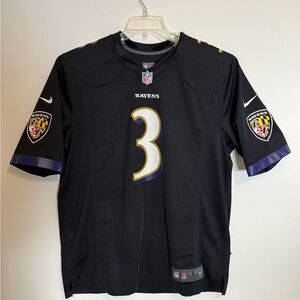 Nike #3 Odell Beckham Jr. Baltimore Ravens Alt Game On-Field Jersey Size Large
